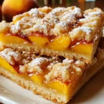 Peaches Pie Bars – Buttery, Fruity & Bursting with Sweet Peach Flavor!