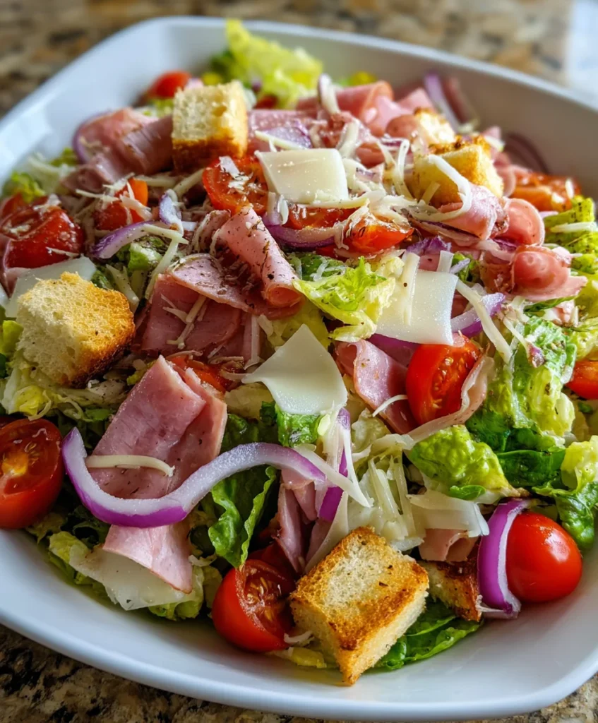 Best Italian Grinder Salad – Crunchy, Zesty & Packed with Deli-Style Flavor!