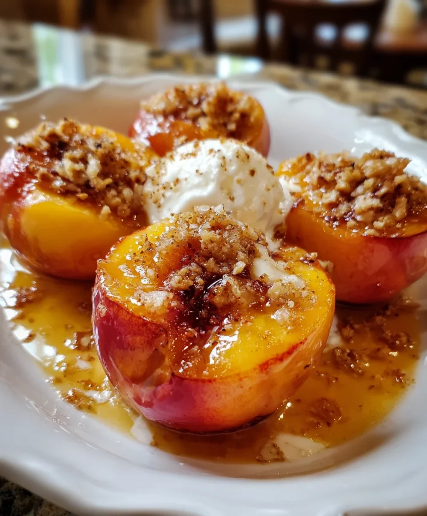 Baked Peaches – Sweet, Juicy & Filled with Cozy Summer Flavor!