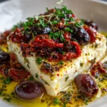 Mediterranean Baked Feta – Creamy, Savory & Bursting with Mediterranean Flavor!