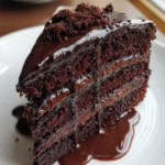 Deliciously Moist Chocolate Layer Cake – Rich, Fudgy & Every Chocolate Lover’s Dream!
