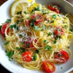 Lemon Capellini Salad – Light, Fresh & Bursting with Bright Citrus Flavor!