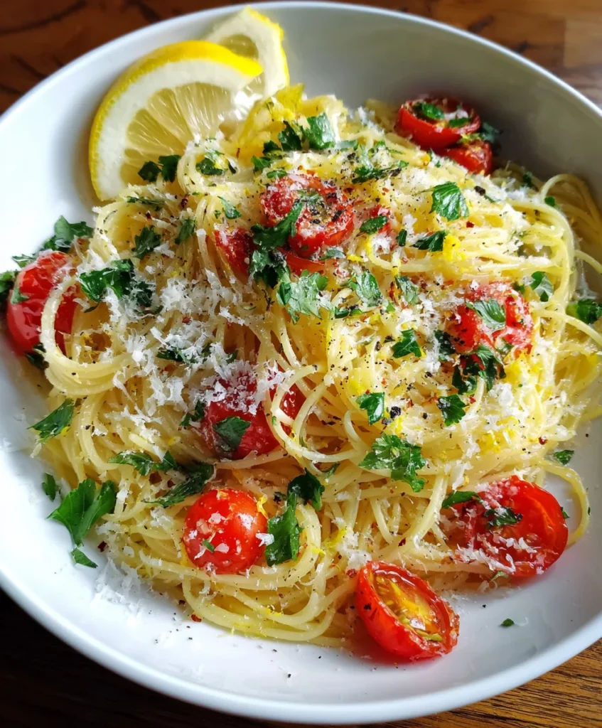 Lemon Capellini Salad – Light, Fresh & Bursting with Bright Citrus Flavor!