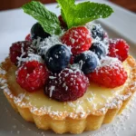 Creamy Coconut Custard Tarts with Fresh Berries Delight – Rich, Fruity & Beautifully Indulgent!