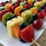 Fruit Skewers – Fresh, Colorful & Perfect for Any Occasion!