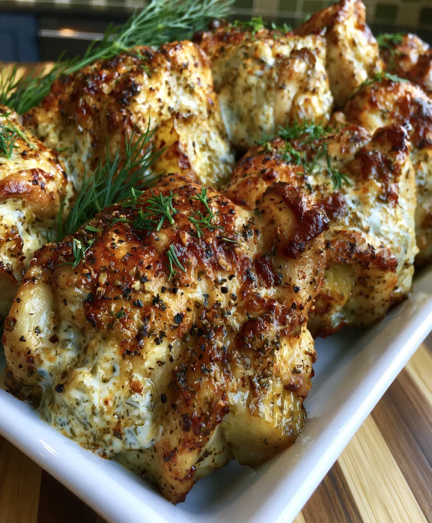 Dill Pickle Ranch Chicken – Juicy, Tangy & Packed with Bold Ranch Flavor!