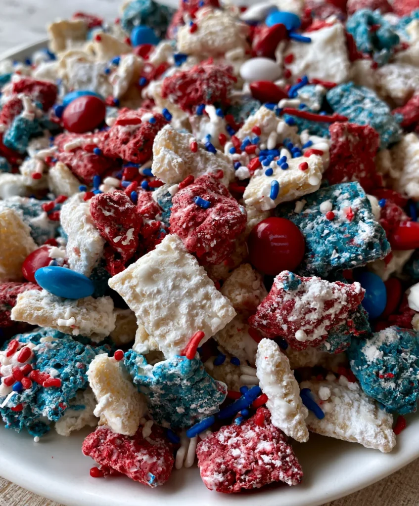 4th of July Snack Mix – Sweet, Salty & Perfect for Patriotic Parties!