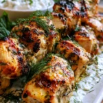 Greek Chicken Kabobs – Juicy, Zesty & Bursting with Mediterranean Flavor!