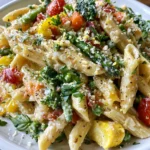 Creamy Pasta Primavera – Fresh, Creamy & Bursting with Garden-Fresh Flavor!