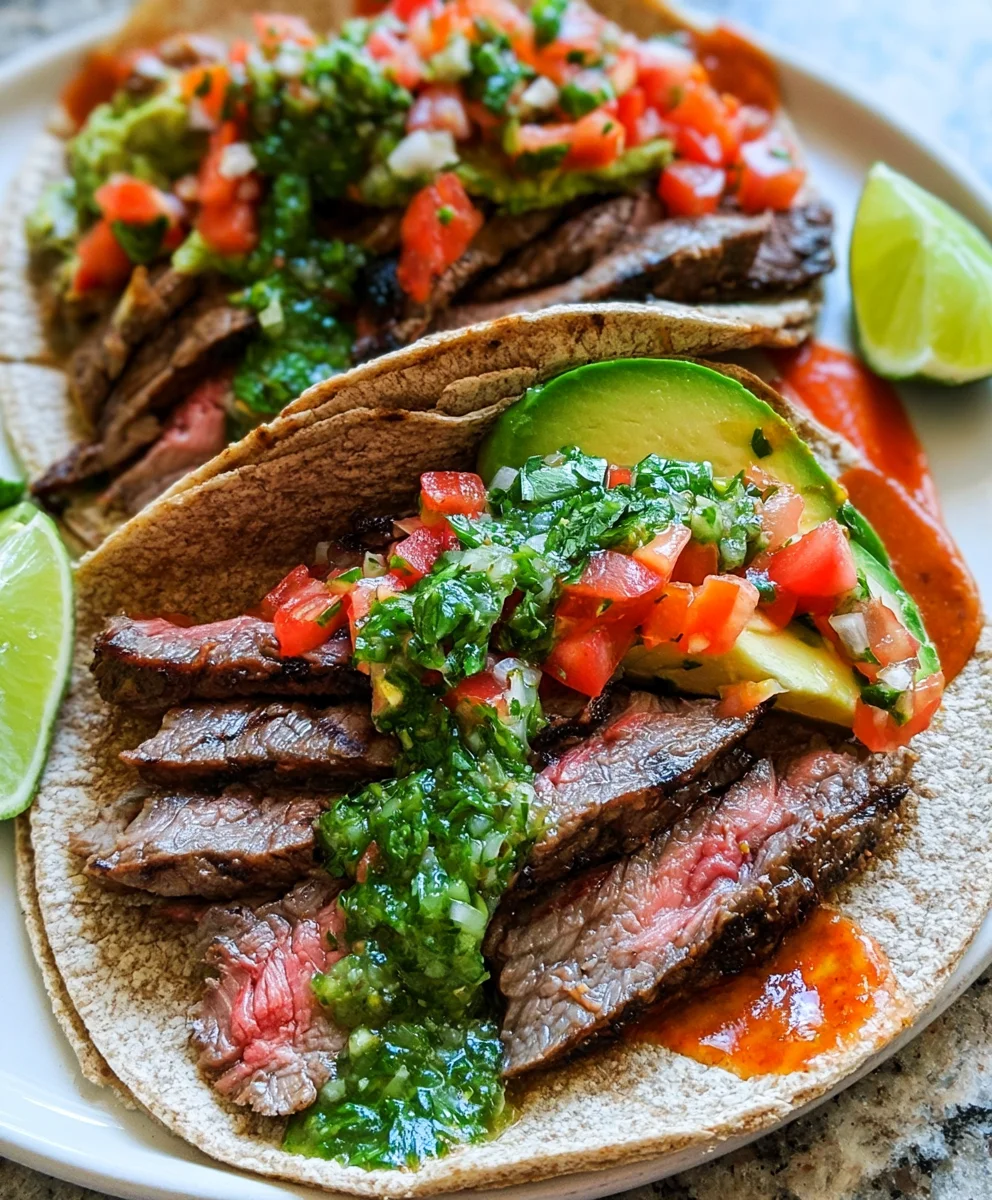 Carne Asada Tacos – Juicy, Smoky & Bursting with Authentic Mexican Flavor!