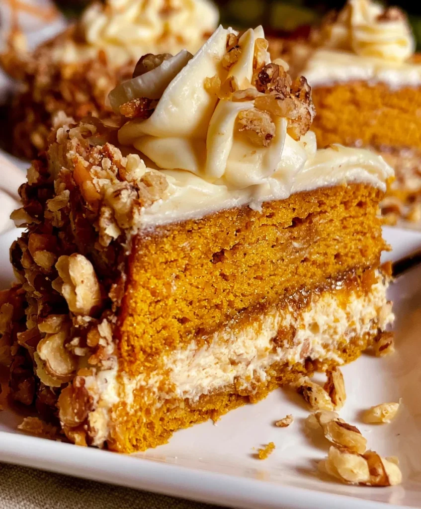 Pumpkin Cake Cheesecake – Rich, Creamy & The Ultimate Fall Dessert!