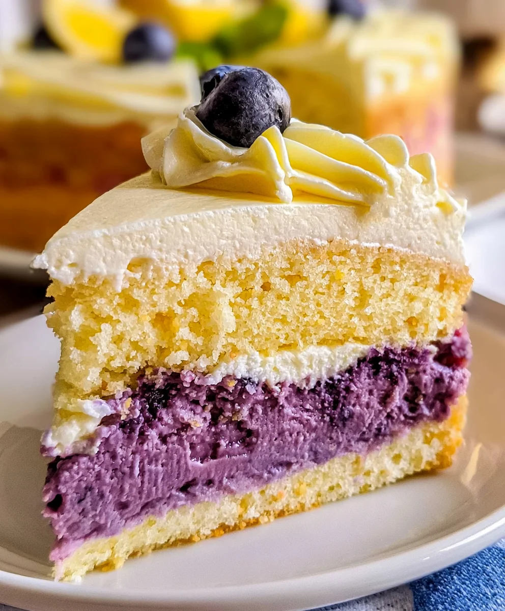 Lemon Blueberry Cheesecake Cake – Bright, Creamy & Absolutely Irresistible!