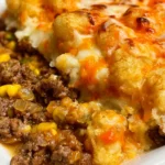 Shepherd's Pie Tater Tot Casserole – Hearty, Cheesy & The Ultimate Comfort Food!