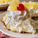 No Bake Pineapple Pie – Creamy, Tropical & Incredibly Easy to Make!