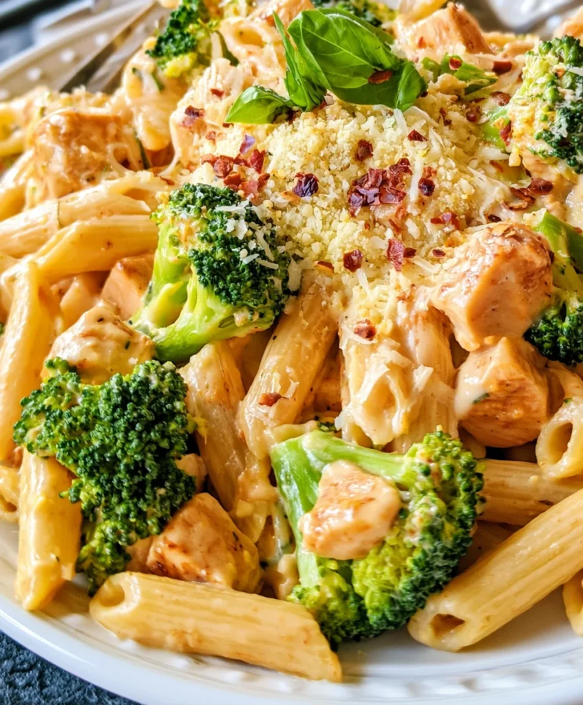 Instant Pot Chicken Broccoli Pasta – Creamy, Cheesy & Ready in No Time!