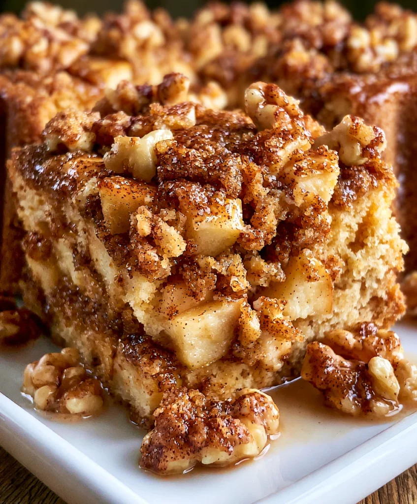 Cinnamon Apple Cake Recipe – Soft, Moist & Bursting with Cozy Fall Flavor!