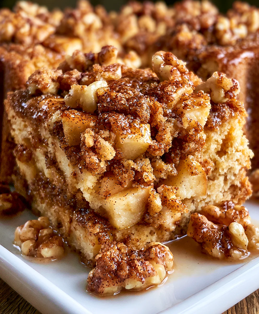 Cinnamon Apple Cake Recipe – Soft, Moist & Bursting with Cozy Fall Flavor!