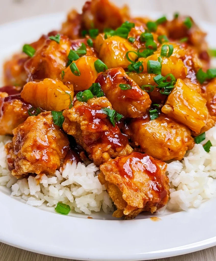 Slow Cooker Hawaiian Chicken – Sweet, Savory & Bursting with Tropical Flavor!