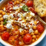 Tomato Chickpea Soup – Hearty, Wholesome & Bursting with Cozy Flavor!