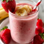 Strawberry Banana Smoothie – Creamy, Fruity & Perfectly Refreshing!