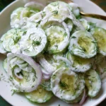 German Cucumber Salad – Crisp, Creamy & Wonderfully Refreshing!