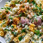 Loaded Street Corn Potato Salad – Creamy, Zesty & Packed with Bold Flavor!
