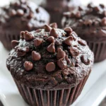 Triple Chocolate Zucchini Muffins – Rich, Moist & Loaded with Chocolate Goodness!
