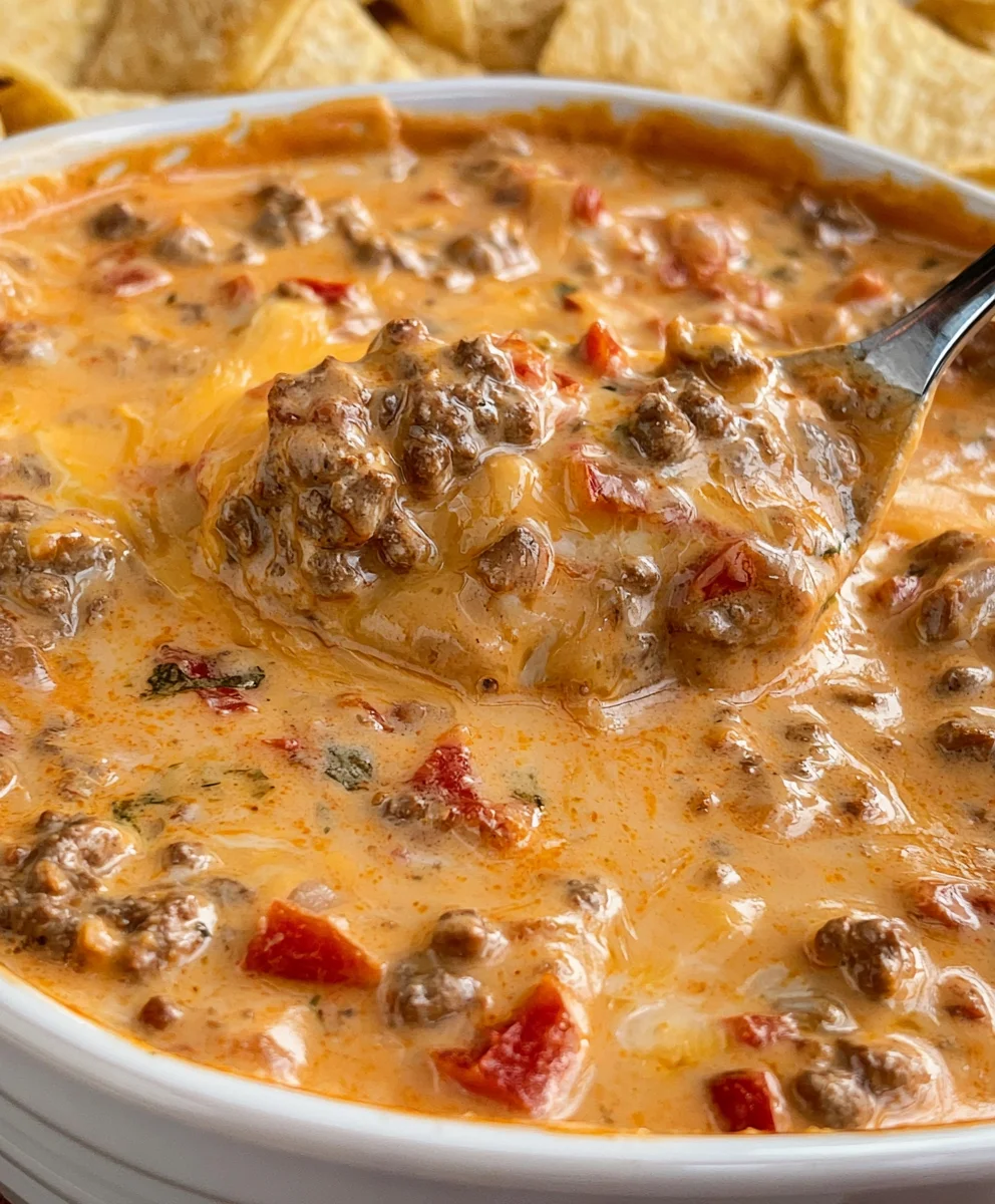 Rotel Dip – Creamy, Cheesy & Loaded with Bold Tex-Mex Flavor!