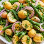 French Potato Salad with Green Beans – Fresh, Flavorful & Bursting with Classic French Charm!