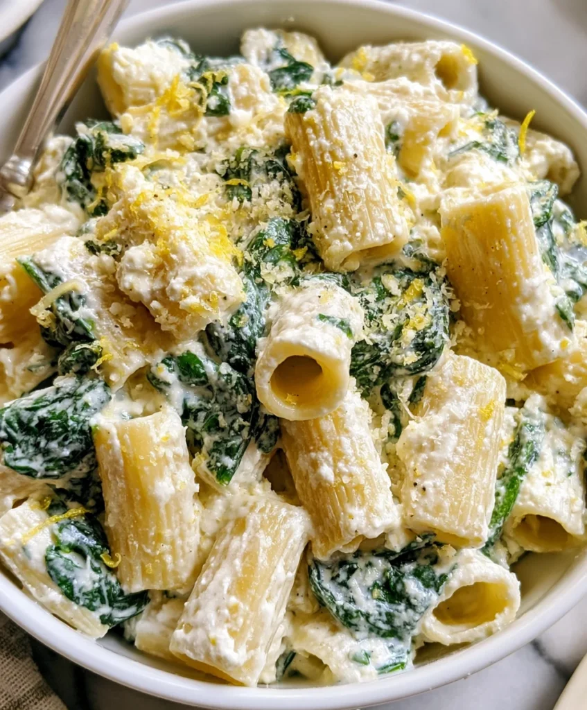 Lemon Ricotta Pasta – Creamy, Bright & Bursting with Fresh Citrus Flavor!