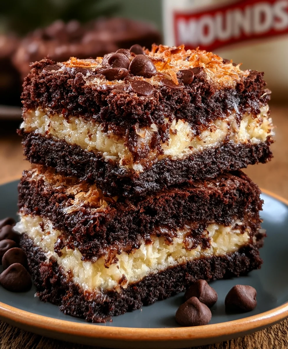 Coconut Brownies – Rich, Fudgy & Loaded with Tropical Coconut Goodness!