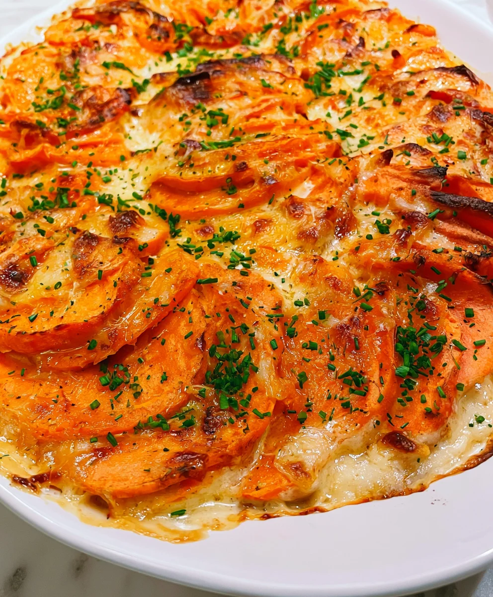 Scalloped Sweet Potatoes – Rich, Creamy & Comfort Food Perfection!