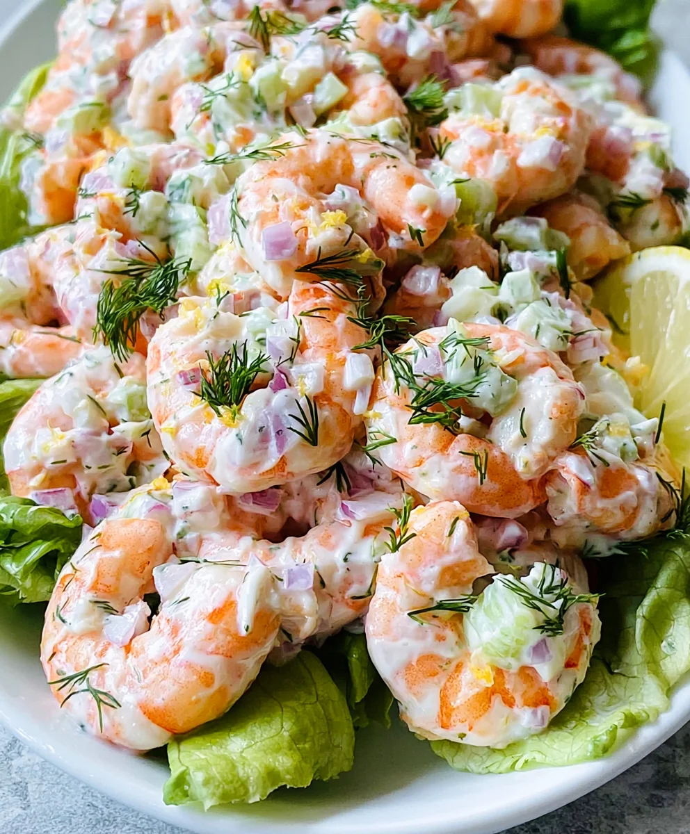 Shrimp Salad – Light, Fresh & Bursting with Coastal Flavor!