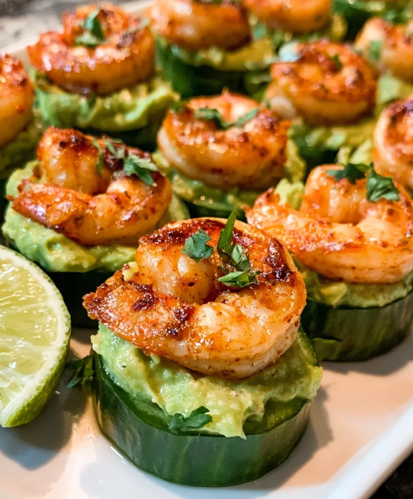 Shrimp Appetizers with Avocado and Cucumber – Fresh, Light & Bursting with Flavor!