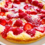Crustless Fresh Strawberry Pie – Light, Juicy & Bursting with Sweet Berry Flavor!