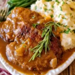 Crock Pot Cube Steak with Gravy – Tender, Savory & Melt-in-Your-Mouth Comfort Food!