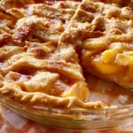 Old-Fashioned Peach Pie – Buttery, Juicy & Filled with Classic Homemade Flavor!