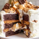 S’mores Cake Recipe – Rich, Gooey & Packed with Campfire Flavor!