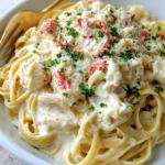 Crab Fettuccine Alfredo – Rich, Creamy & Packed with Coastal Flavor!
