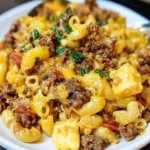 Crock Pot Taco Mac Casserole – Cheesy, Hearty & Loaded with Bold Taco Flavor!