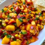 The Best Peach Mango Salsa – Fresh, Sweet & Bursting with Tropical Flavor!