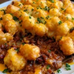Sloppy Joe Tater Tot Casserole – Cheesy, Hearty & The Ultimate Comfort Food!