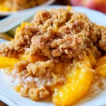 Peach Crisp – Warm, Buttery & Bursting with Juicy Peach Flavor!