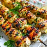 Greek Chicken Kabobs – Juicy, Zesty & Bursting with Mediterranean Flavor!