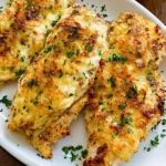 Mayonnaise Parmesan Chicken – Creamy, Juicy & Packed with Cheesy Flavor!