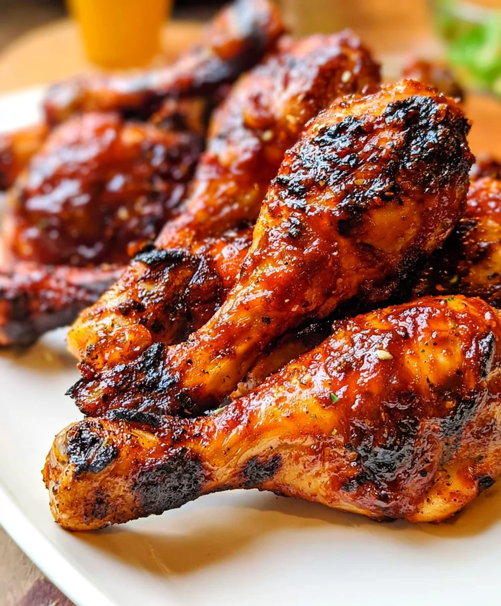 Grilled BBQ Chicken Drumsticks – Juicy, Smoky & Finger-Licking Good!