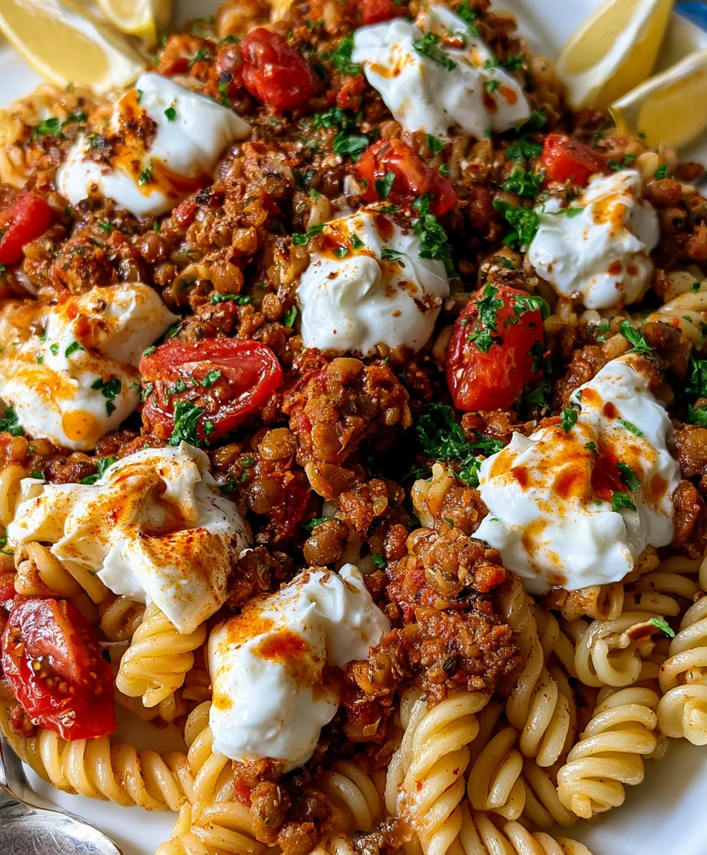 Spiced Lentil Pasta – Hearty, Flavorful & Packed with Plant-Based Goodness!