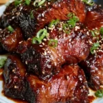 Tender Asian Sticky BBQ Chuck Roast cooked to perfection with rich flavors.