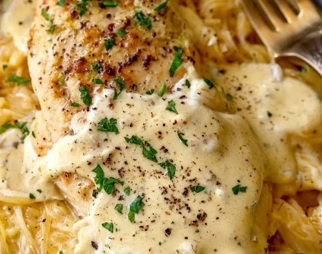 Delicious Crockpot Angel Chicken served with sides