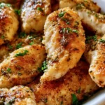 Delicious quick Mediterranean Chicken tenders with fresh ingredients